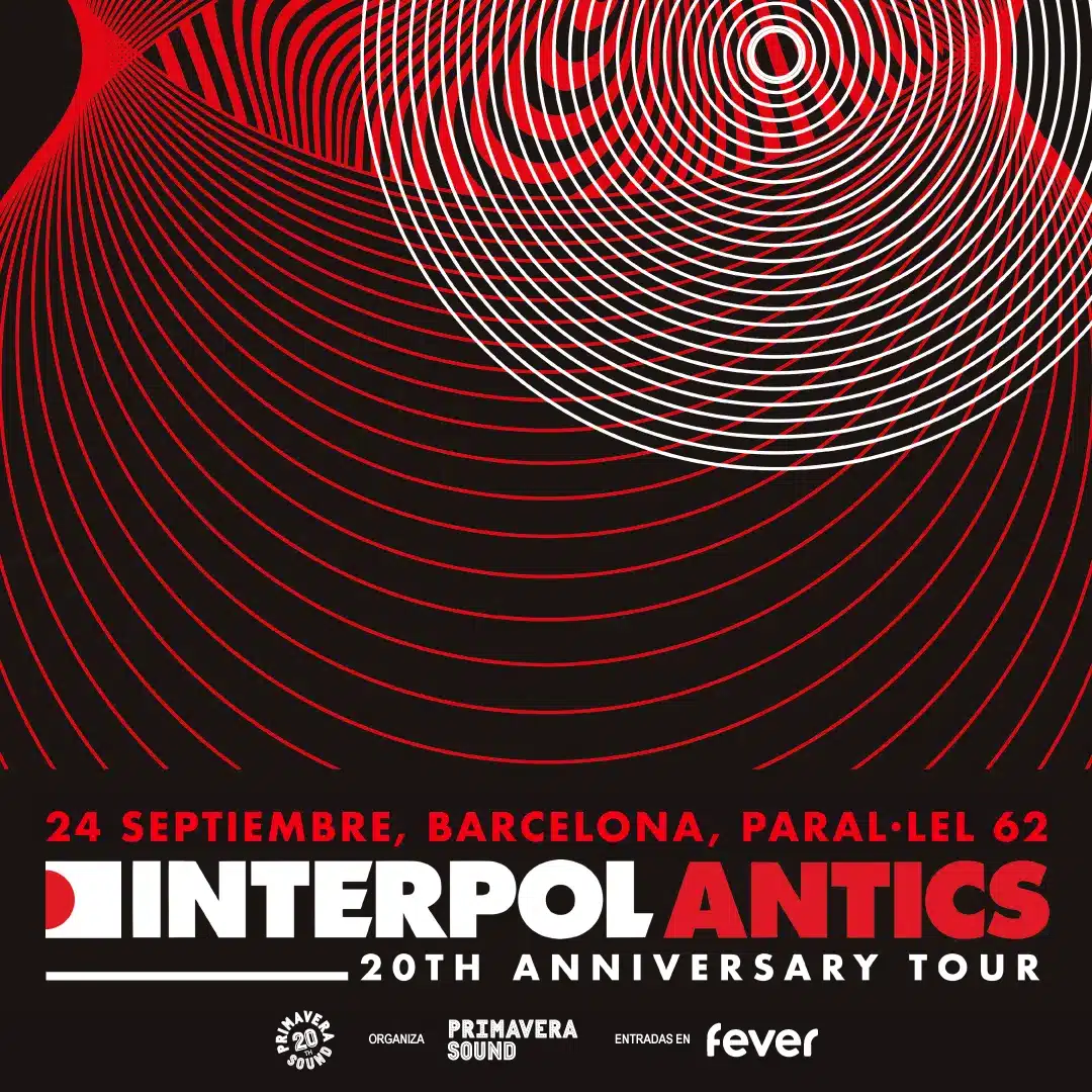 Concierto Interpol Barcelona Antics 2024